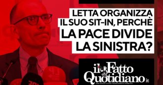 Copertina di Letta organizza il suo sit-in, perché la pace divide la sinistra? Alle 16 la diretta con Peter Gomez