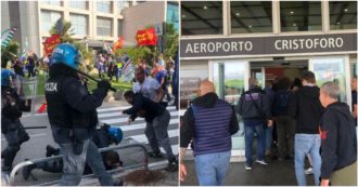 Copertina di Ansaldo Energia, a Genova operai occupano l’aeroporto: scalo chiuso. Toti-Bucci: “Teppismo”. I perché della protesta e cosa c’entra la guerra