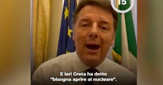 Copertina di La fake news di Renzi: “Greta Thunberg ha detto che ‘bisogna aprire al nucleare'”. Ma l’attivista svedese non lo hai mai dichiarato – Video