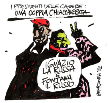 Copertina di La vignetta di Mora