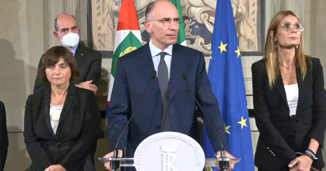Letta dopo l’incontro con Mattarella: “Campo largo? Serve una maggiore convergenza per mettere in difficoltà il governo”