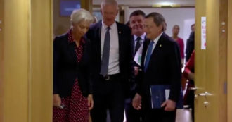 Copertina di “Grazie Mario, arrivederci”: il video che il Consiglio Ue ha dedicato a Draghi