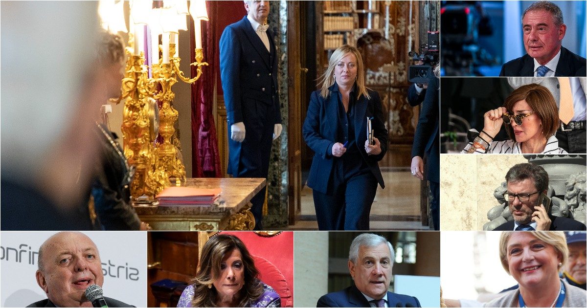 Governo Meloni, dalla sorpresa Zangrillo allo scambio Crosetto-Urso e le conferme Giorgetti, Salvini e Tajani: i 24 ministri del nuovo esecutivo