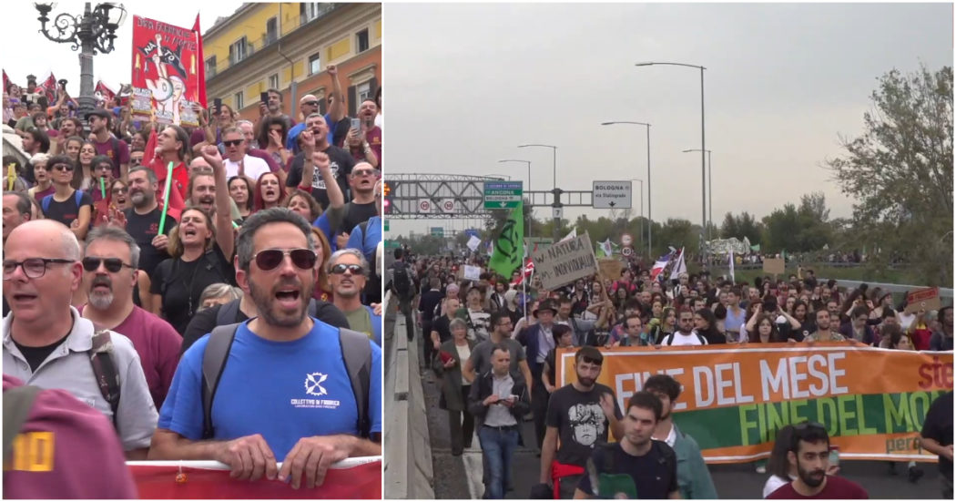 Bologna, migliaia di studenti e lavoratori occupano la tangenziale: “Governo Meloni? Sarà una barricata” – Il videoreportage