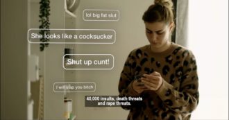 Copertina di “Backlash, Misogyny in the Digital Age”, il documentario che racconta la vita di quattro donne vittime di insulti e violenza in rete – il trailer
