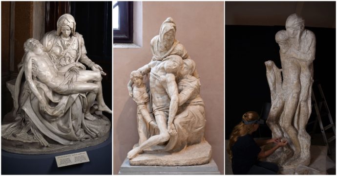 Le tre Pietà di Michelangelo insieme: la mostra-evento a Milano. “In quelle opere la prova che lui racchiude tutta la storia dell’arte”