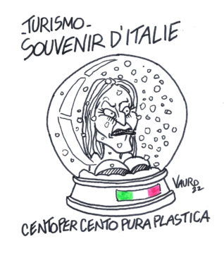 Copertina di La vignetta di Vauro