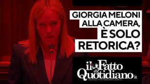 Copertina di Giorgia Meloni alla Camera, è solo retorica? Segui la diretta con Peter Gomez