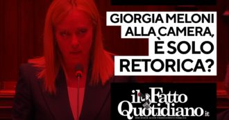 Copertina di Giorgia Meloni alla Camera, è solo retorica? Segui la diretta con Peter Gomez