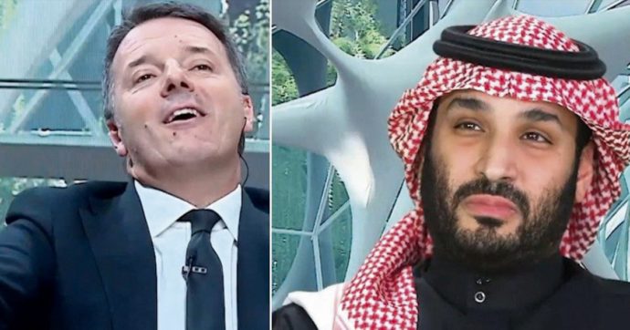 Mentre la Camera vota Meloni, Renzi fa lo show in Arabia
