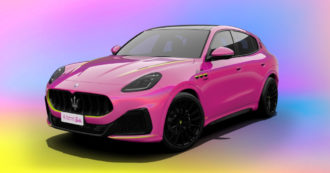 Copertina di Maserati, una Grecale tutta rosa in edizione speciale per Barbie