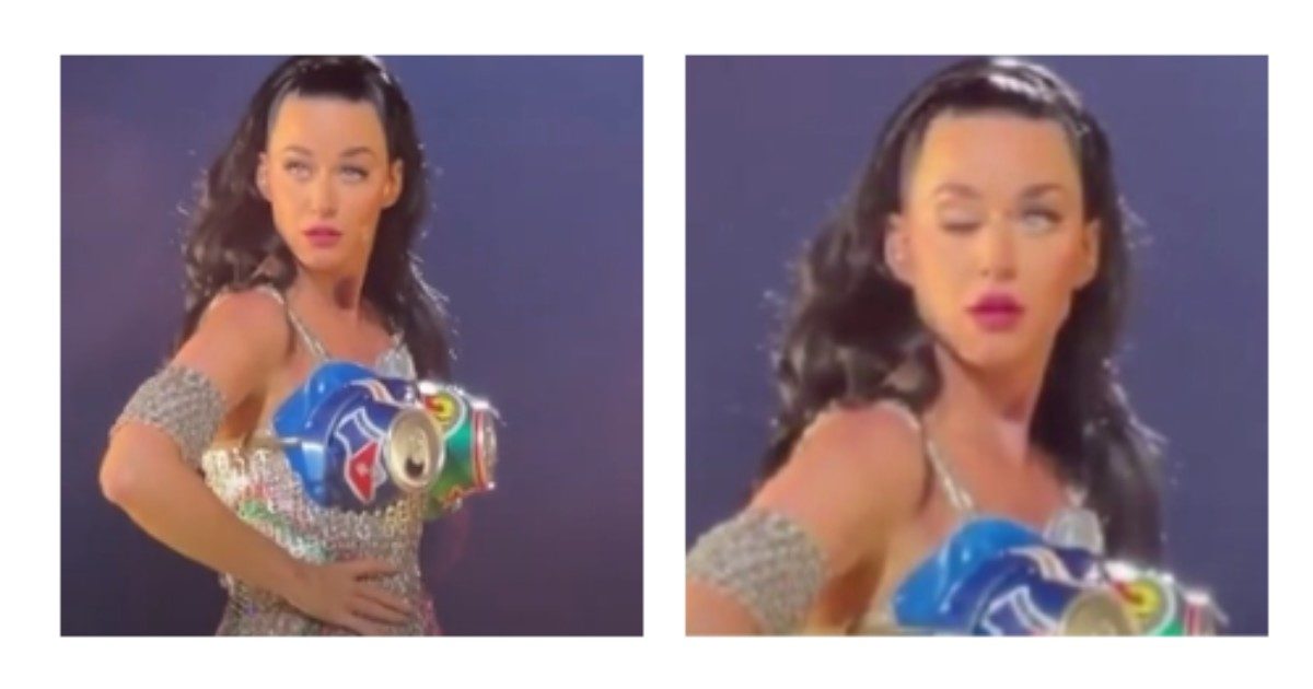 Katy Perry resta con un occhio “bloccato” durante un concerto a Las Vegas, i fan sotto choc