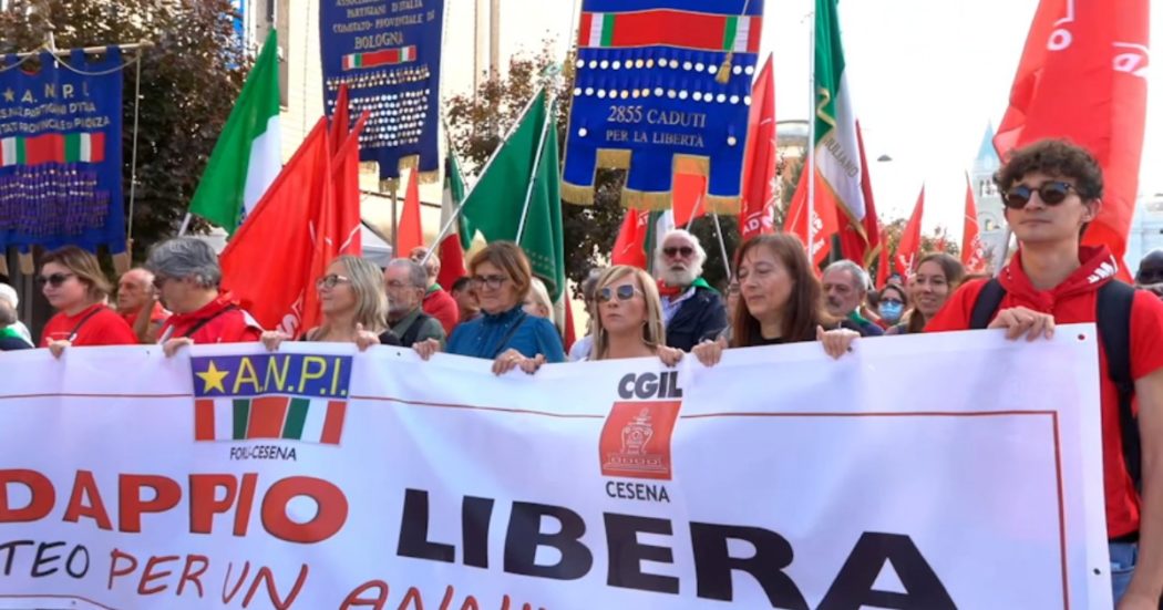 Predappio, corteo dell’Anpi per ricordare la Liberazione: “Comune assente? Persa occasione, sulla storia non sono ammesse ambiguità”
