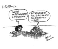 Copertina di La vignetta di Vauro