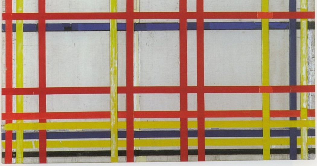 Appeso al contrario per 77 anni: la storia del quadro di Mondrian scoperto “a testa in giù”