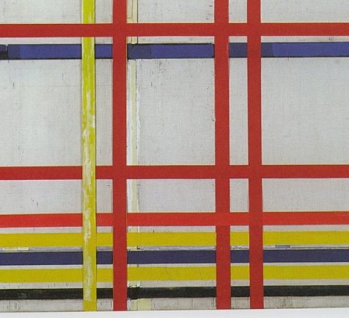 La vera storia del quadro di Mondrian appeso al contrario per 77 anni: la scoperta grazie all’intuizione di un artista italiano