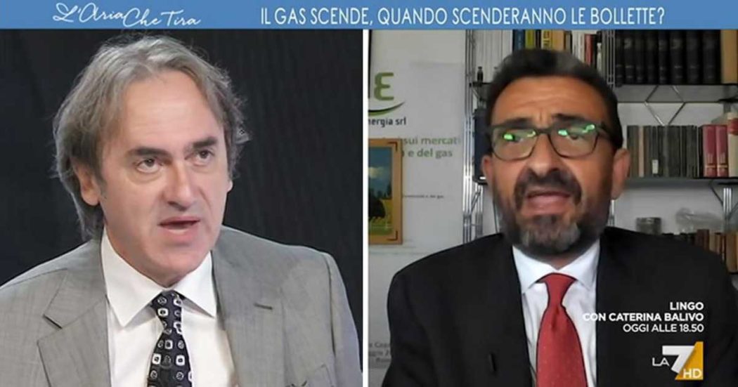 Gas, lite a La7 tra Tabarelli (Nomisma) e Bonelli. “Extraprofitti Eni? Tutta colpa tua e dei Verdi”. “Dici sciocchezze e cose ridicole”