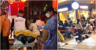 Copertina di Seul, oltre 150 persone morte nella calca durante una festa di Halloween, decine di persone in arresto cardiaco (video)