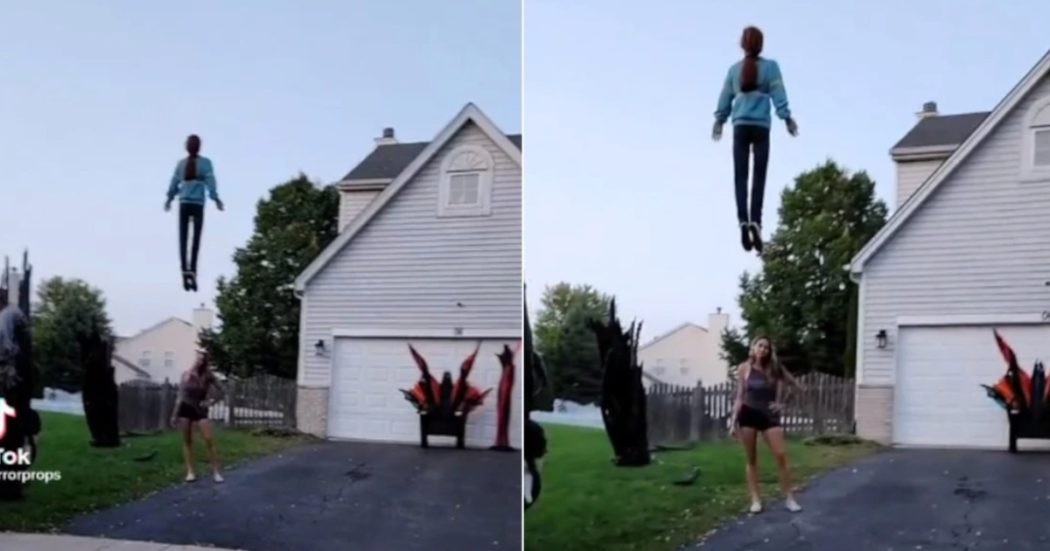 Halloween, l’incredibile decorazione ispirata a Stranger Things diventa virale su TikTok – VIDEO