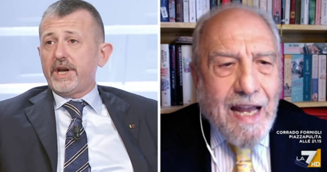 Norma anti rave, lite Delmastro-Caprarica a La7. Il sottosegretario sbuffa e il giornalista non ci sta: “Ora è al governo, si abitui alle critiche”