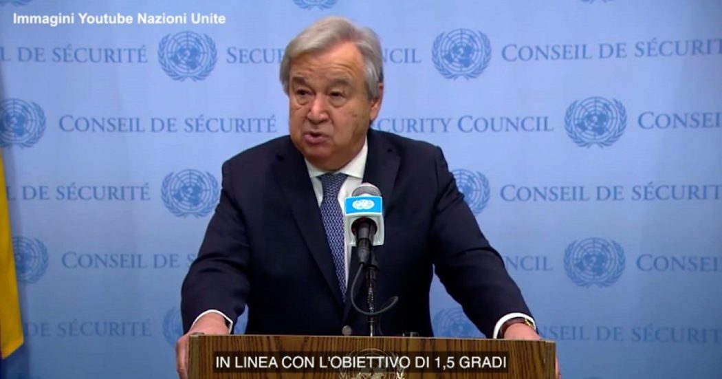L’allarme di Guterres prima della Cop27: “Il pianeta è sulla buona strada per un caos climatico irreversibile”