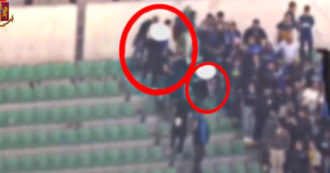 Copertina di Inter, il momento in cui gli ultras cacciano i tifosi dalla curva – Video