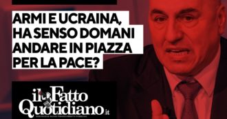 Copertina di Armi e Ucraina, ha senso domani andare in piazza per la pace? Segui la diretta con Peter Gomez