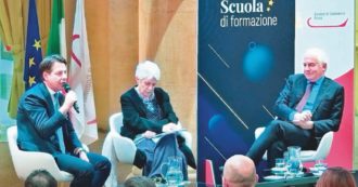 Copertina di Tutta la sinistra in piazza Conte contro Crosetto