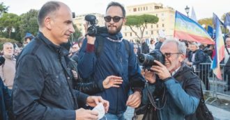Copertina di Via Crucis per Letta: dal corteo per la pace promette armi a Kiev