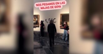 Copertina di Spagna, nuova incursione ambientalista al Prado di Madrid: presi di mira due quadri di Goya