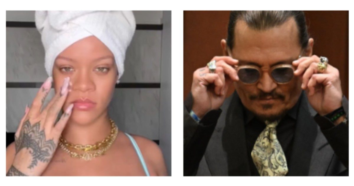 Rihanna invita Johnny Depp alla sfilata del suo brand di lingerie ma sui social la criticano