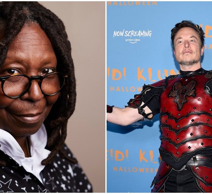 Star di Hollywood in rivolta contro Elon Musk, Whoopi Goldberg: “Da stasera non twitto più”