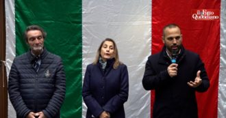 Copertina di Auto di Falcone a Milano, la protesta di Piccirillo contro Fontana all’inaugurazione: il consigliere se ne va quando il presidente prende la parola