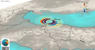 Copertina di Terremoto nelle Marche, così le onde sismiche si sono propagate sulla superficie terrestre: la simulazione dell’Ingv – Video