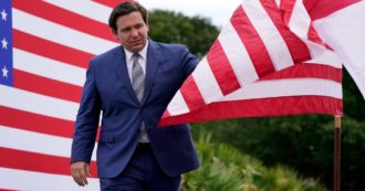 Copertina di Florida, valanga di voti per Ron DeSantis: il governatore repubblicano punta a sfidare Donald Trump alle primarie per il 2024