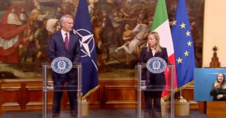 Copertina di Nato, Meloni dopo l’incontro con Stoltenberg: “Italia nazione seria e leale. Siamo impegnati a difendere i valori dell’identità occidentale”