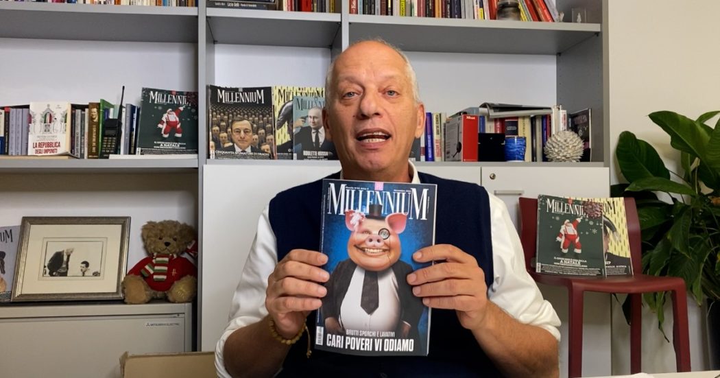 “Cari poveri vi odiamo”, Peter Gomez presenta il nuovo numero di Fq Millennium in edicola da sabato 12 novembre