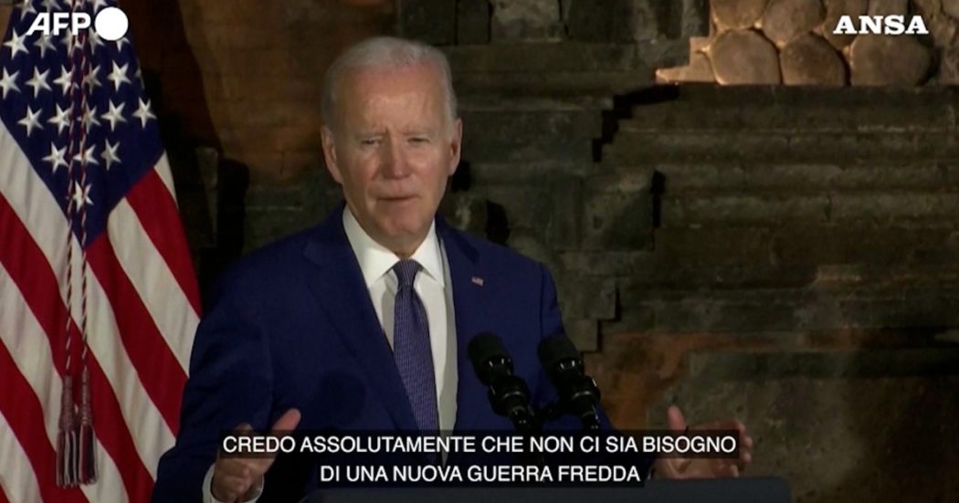Biden dopo l’incontro con Xi Jinping: “Non vogliamo una nuova guerra fredda con la Cina”. E rassicura su Taiwan