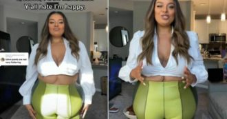 Copertina di “La tua pancia sembra un c**o”: la replica della modella curvy agli insulti degli hater su TikTok è esemplare – VIDEO