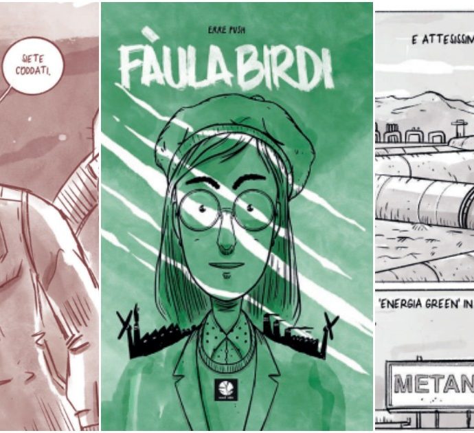 “Fàula Birdi”, la graphic novel di Erre Push che smaschera le politiche green in Sardegna: “L’ennesimo mostro che devasta la mia isola”