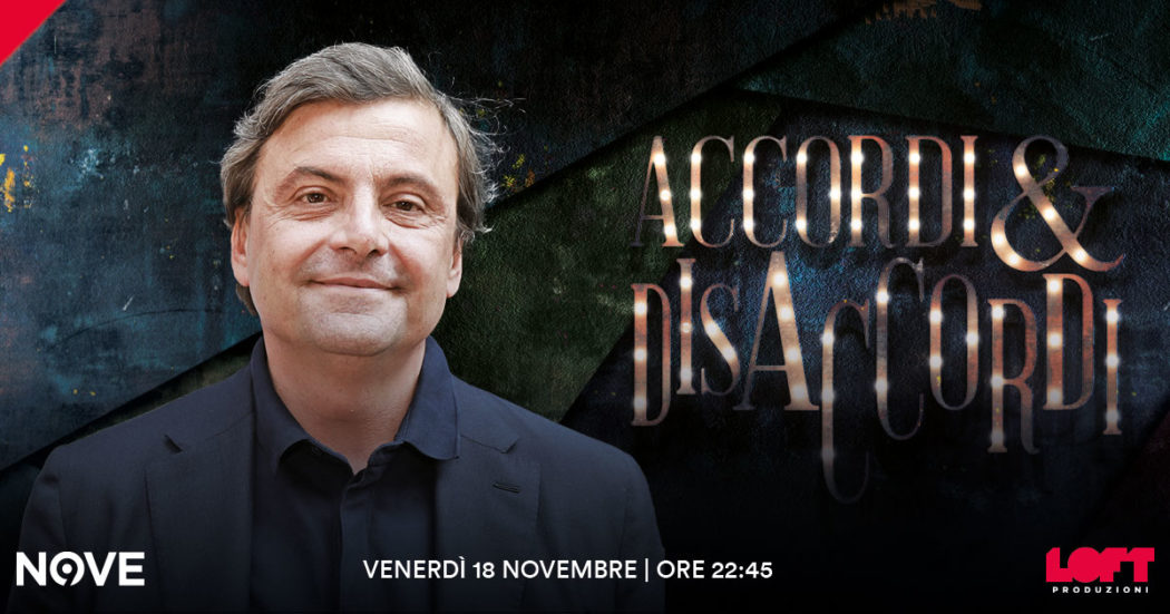Carlo Calenda ospite di Luca Sommi ad Accordi&Disaccordi venerdì 18 novembre alle 22.45. Con Marco Travaglio e Andrea Scanzi