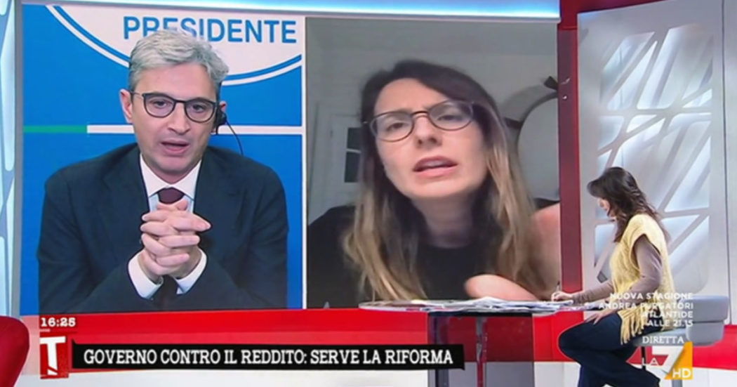 Reddito cittadinanza, Mangialavori (Fi) mette in dubbio i dati Inps. “Mia percezione da calabrese è diversa”. La replica di Ferrara (M5s) su La7