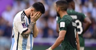 Copertina di Mondiali, la prima sorpresa è già la più clamorosa: l’assurdo esordio dell’Argentina che perde con l’Arabia Saudita