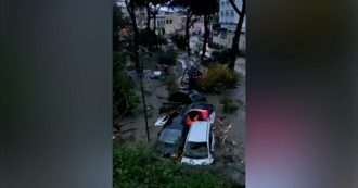 Frana a Ischia, auto e case travolte da fiumi di fango a Casamicciola: le immagini del disastro
