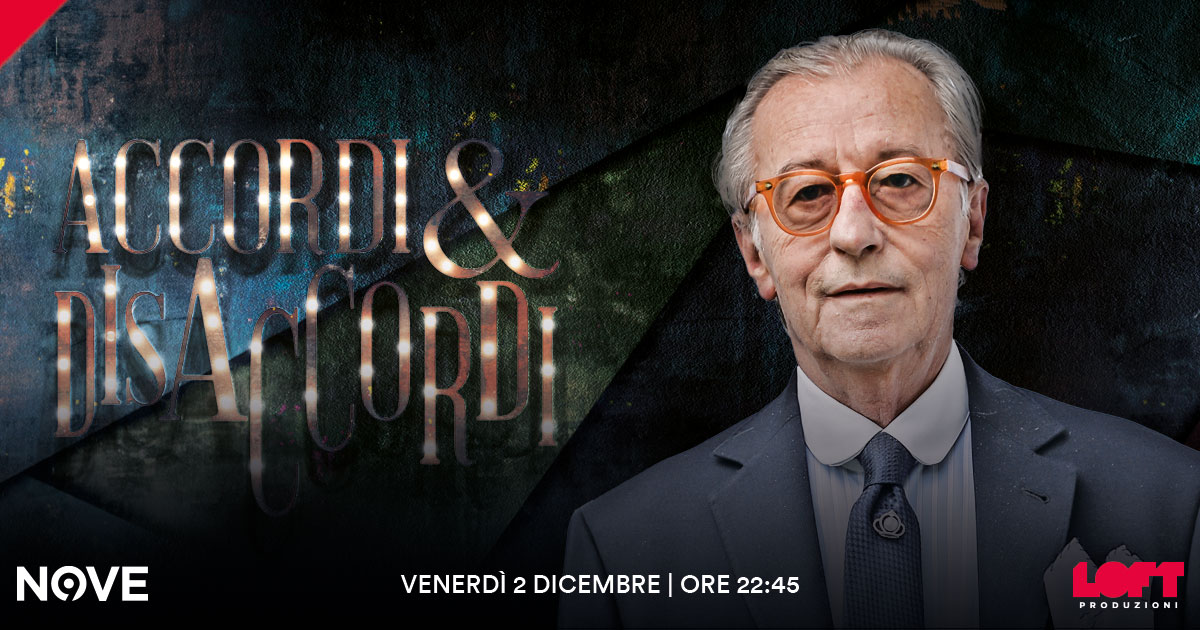 Vittorio Feltri ospite di Luca Sommi ad Accordi&Disaccordi il 3 dicembre alle 22.45 su Nove. Con Marco Travaglio e Andrea Scanzi