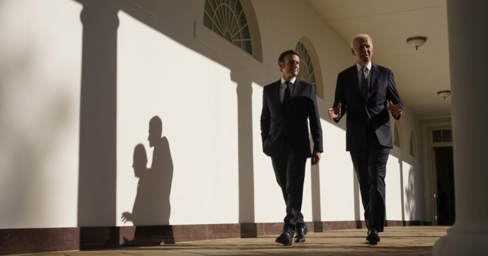 Copertina di Biden-Macron, vertice di pace o solita solfa? Il Fatto di domani 3 dicembre