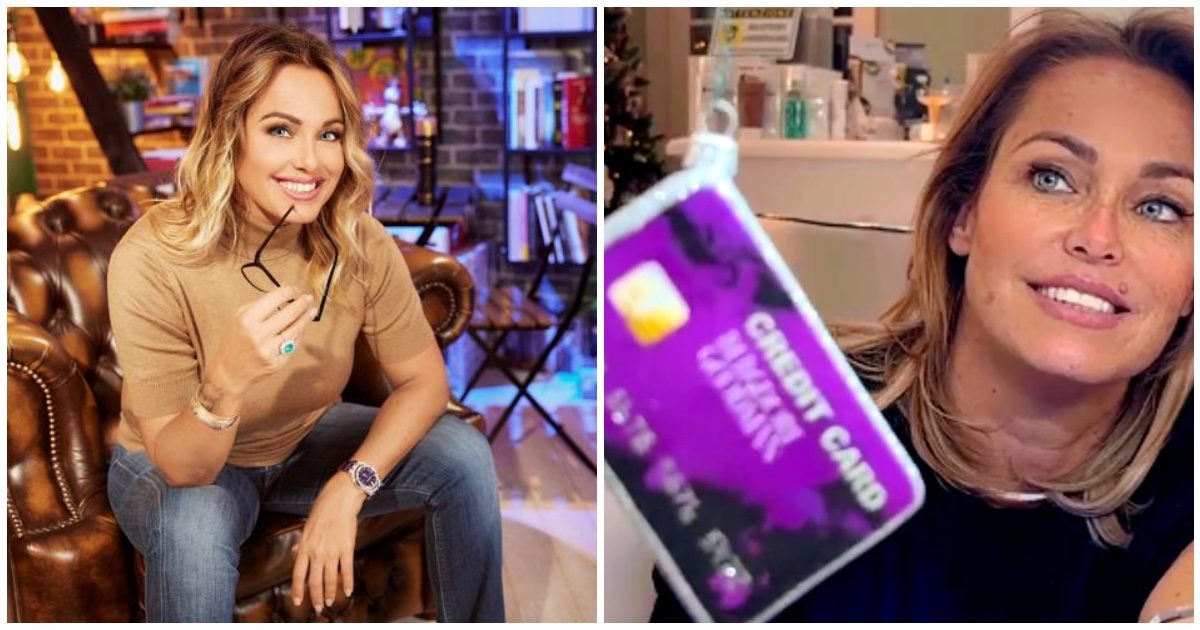 Sonia Bruganelli e la pallina di Natale a forma di carta di credito: “Sì, mi rappresenta appieno”