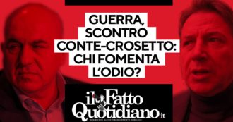 Copertina di Guerra in Ucraina, scontro Conte-Crosetto: chi fomenta l’odio? La diretta con Peter Gomez