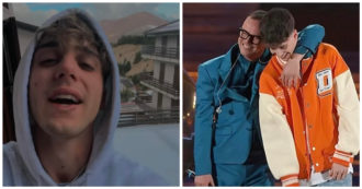 Copertina di LDA per la prima volta a Sanremo, Gigi D’Alessio gli dedica un tenero messaggio: “Ti amo, sono sempre più orgoglioso di te. Papà”