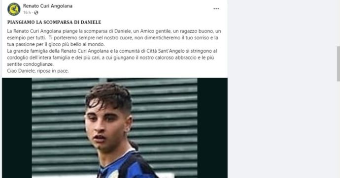 Daniele Bosica, morto a 18 anni il calciatore di Serie D: aveva scoperto la sua malattia dopo uno scontro di gioco